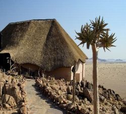 Unterk�nfte - Sossusvlei Wilderness Camp